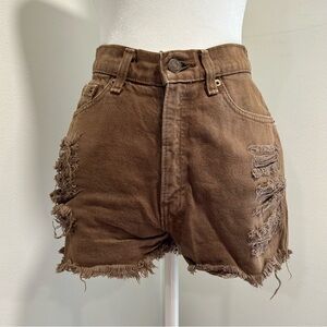 Levi’s 512 Brown Denim Shorts